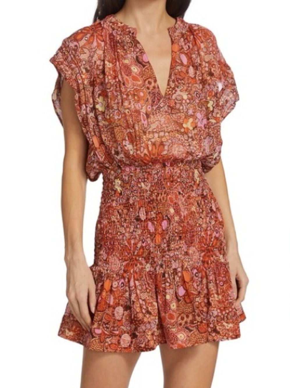 A.L.C. Carly Floral Mini Dress size 4